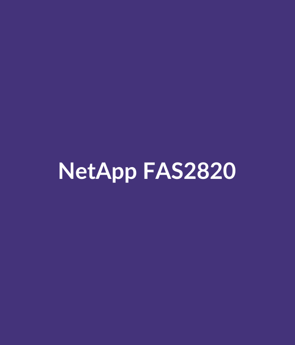 СХД NetApp FAS2820
